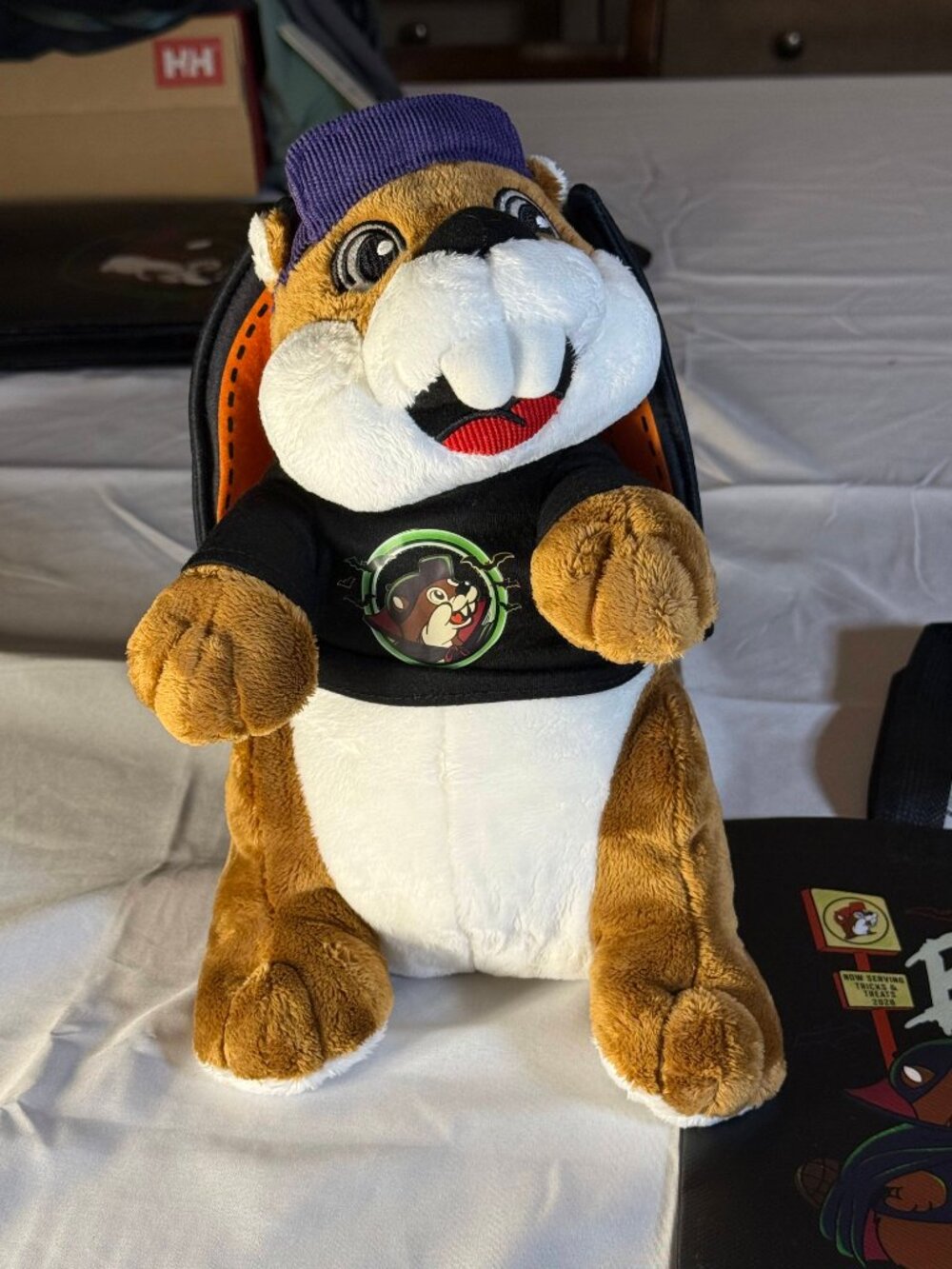 Buc-ee's 2026 Halloween 11" Plush w/trick or treat bag! Brand New with tags!
